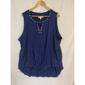 New York Laundry 3x blue tank